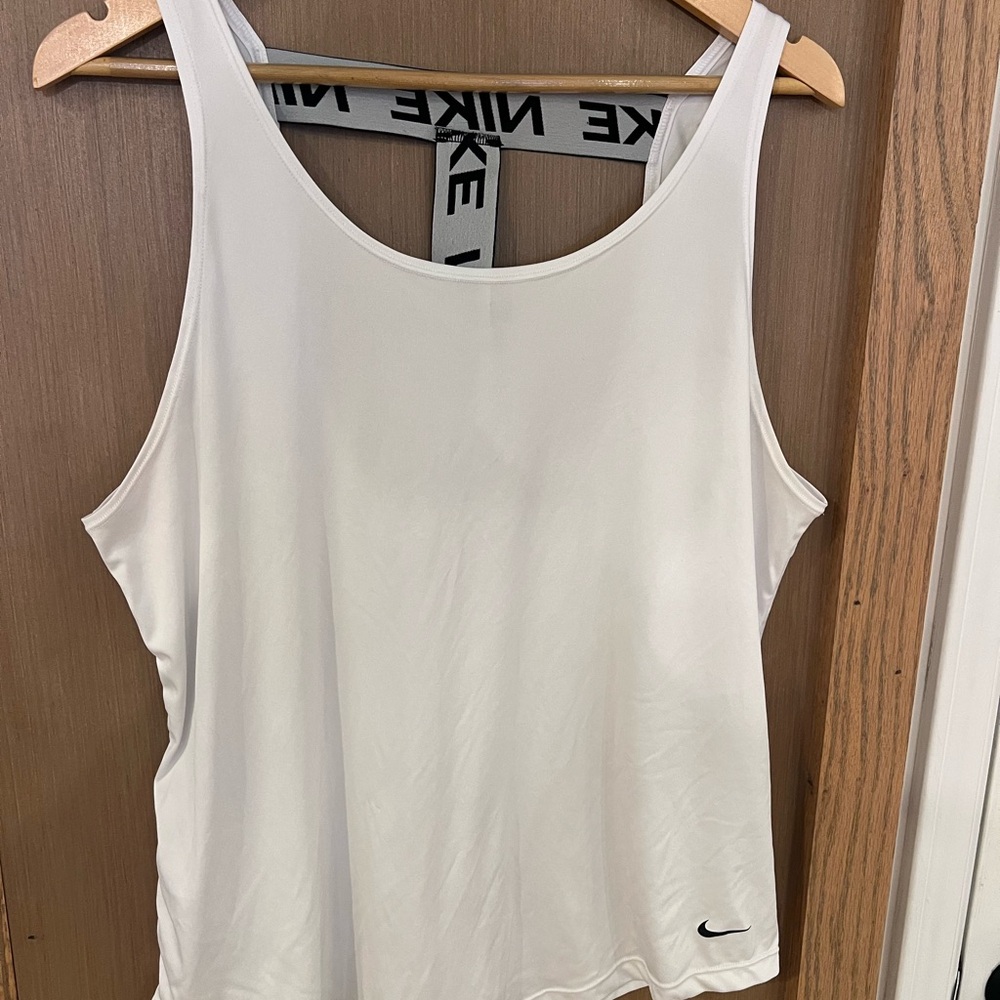 Nike White Women's Racerback Athletic Tank